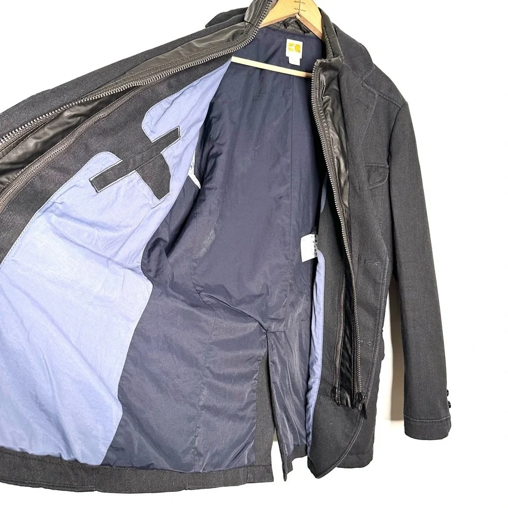 Boss Orange | Men’s Gray Bonday-D Zip Up Inner Blazer Jacket Size 46R XXL